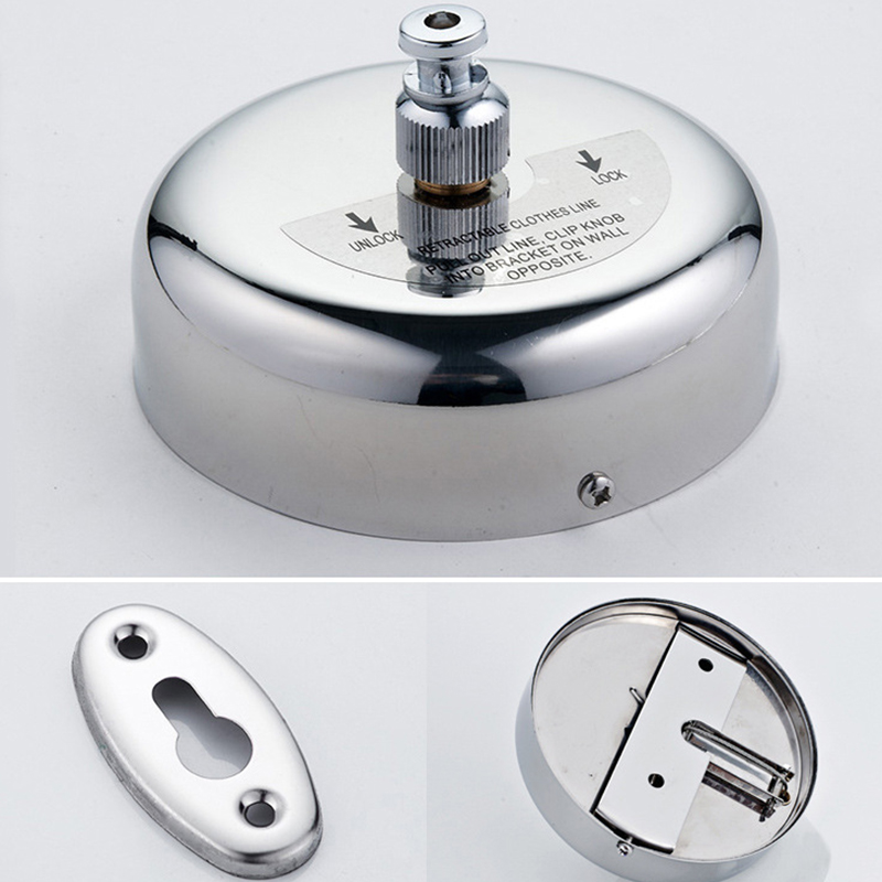 Wall mount 304 Stainless Steel Clothesline Folding Clothes Horse Extendable Laundry Hanger Retractable Drying Rack Clothes Rope