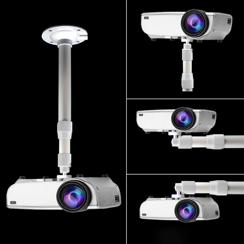 ABKT-Projector Bracket 30-60cm Rotatable Support Ceiling Wall Hanger Holder Aluminum Mount for Camera/Projector