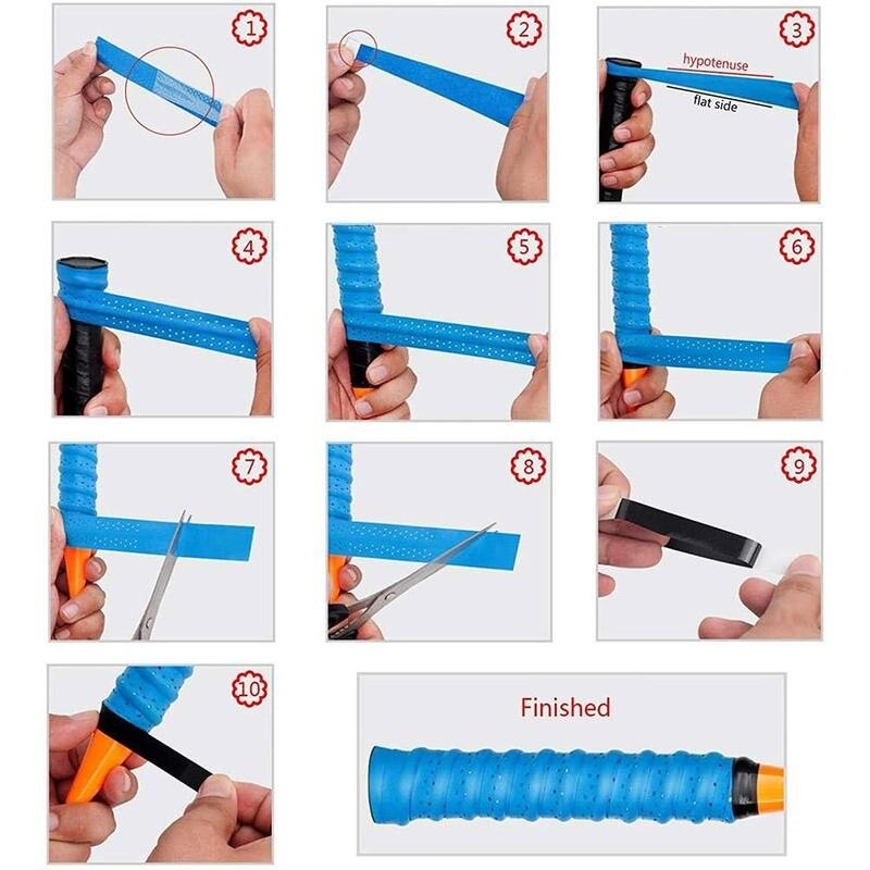 Sport Over Grip Zweetband Tennis Overgrips Tape Badminton Grips Wortel Zweetband Kleverige Racket Ademend Kiel Anti-Slip Coat P7I7
