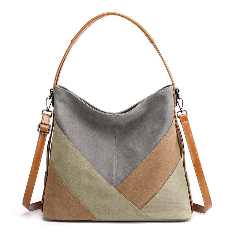 Vrouwen Handtas Canvas Vrouwelijke Schoudertassen Vrouwen Messenger Bags Dames Casual Tassen Clutch Purse Crossbody Purse