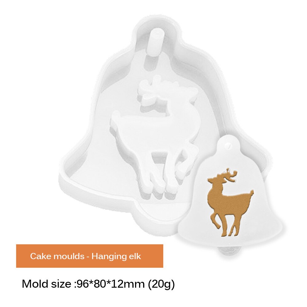 6 Pcs DIY Craft Snowflake Molds Making Clay Plaster Cement Mould Tool Toys Xmas Tree Silicone Mold Toy Ornaments Christmas Decor