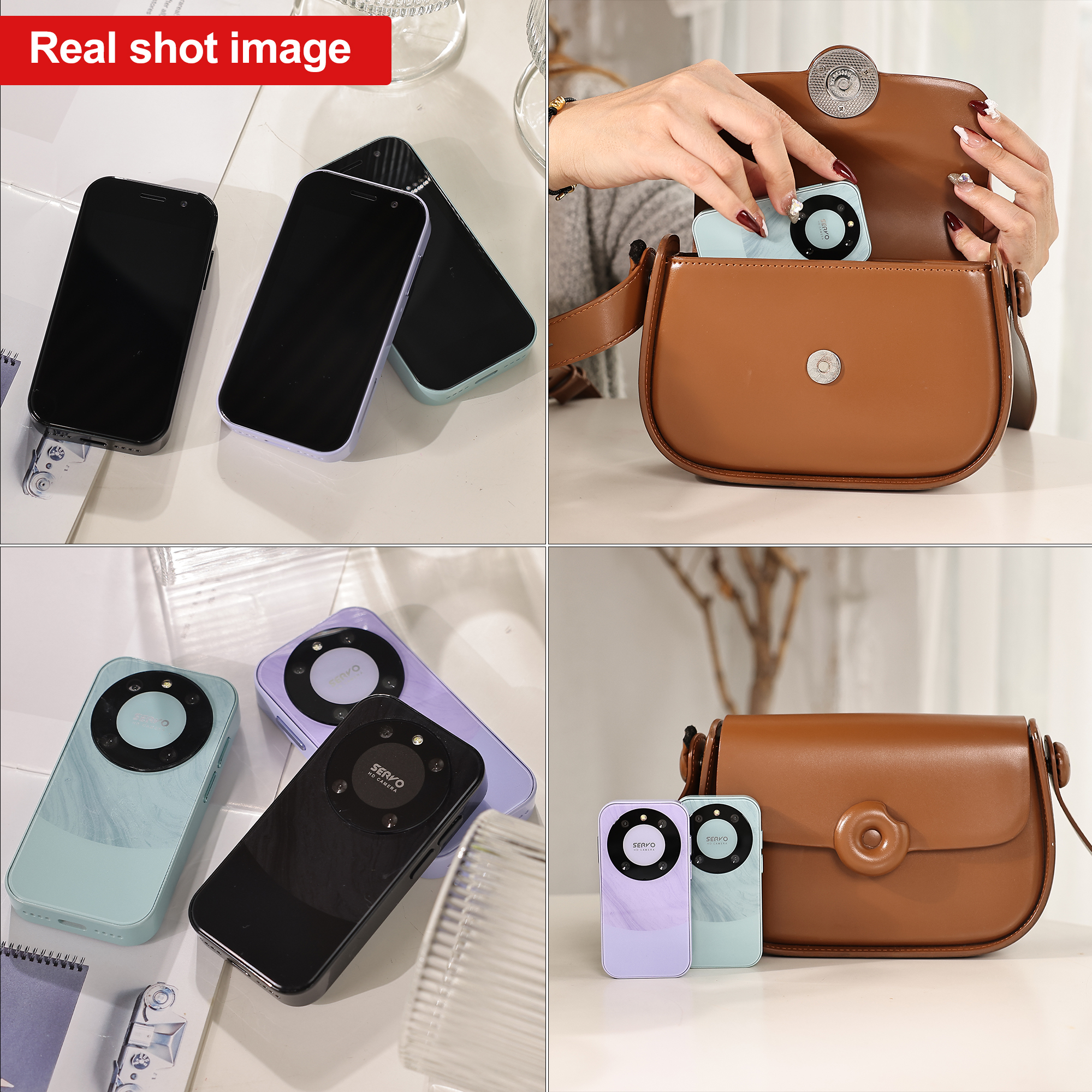 Mini smartphone 3.0 inch scherm android  os 4g lte zaktelefoon 2 simkaarten gezichtsontgrendeling 2gb+16gb wifi google play kleine mobiele telefoon