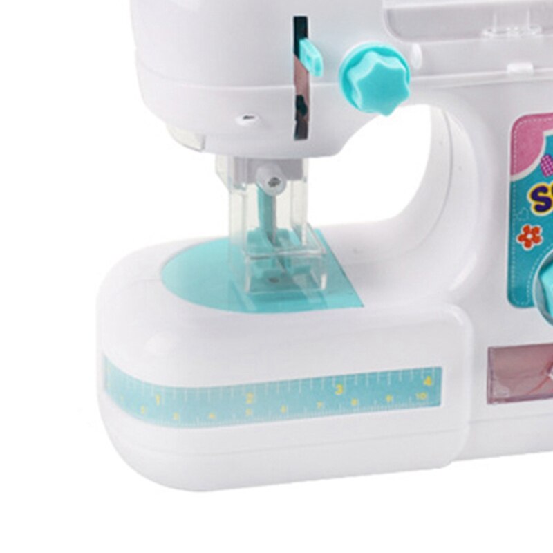 Mini Kid's Sewing Machine Electric Medium Size Sewing Style Craft Kit Toys Simulation Interesting Toy for Kids