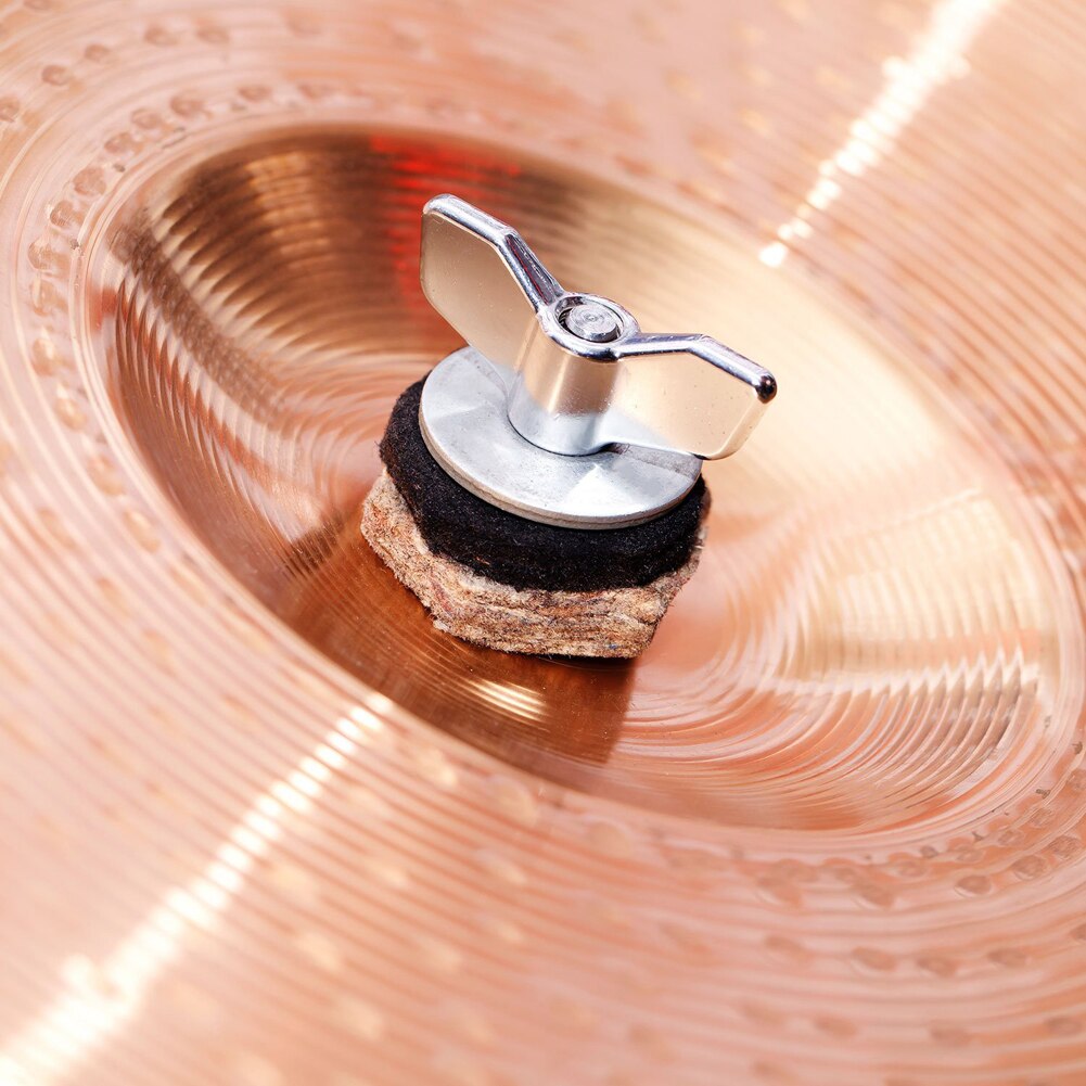 cymbal filt hei-hatt kløtsj filt hei hatt kopp filt cymbal ermer med utgangspunkt vingemuttere cymbal skive til cymbal stabilere