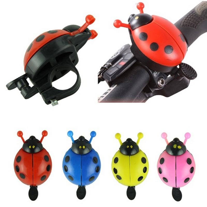 Cute Bicycle Bell Bike Bell Cartoon Ladybug Cycling Bell Outdoor Ridding Accessories Sports Bike Ring Child Riding Equipment