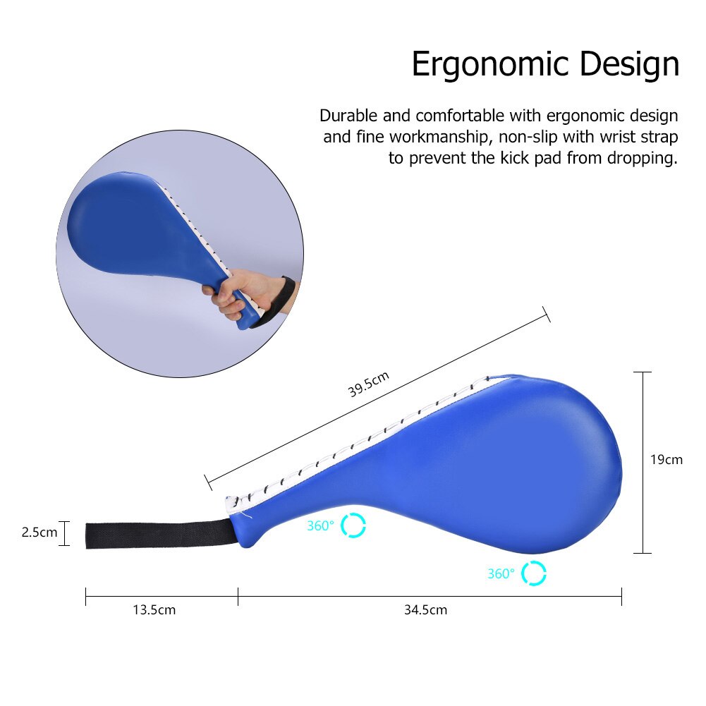 Taekwondo Double Kicking Pad Kick Train Strike Pad Target Tae Kwon Do Karate Kickboxing For Practicing High And Low Kicks