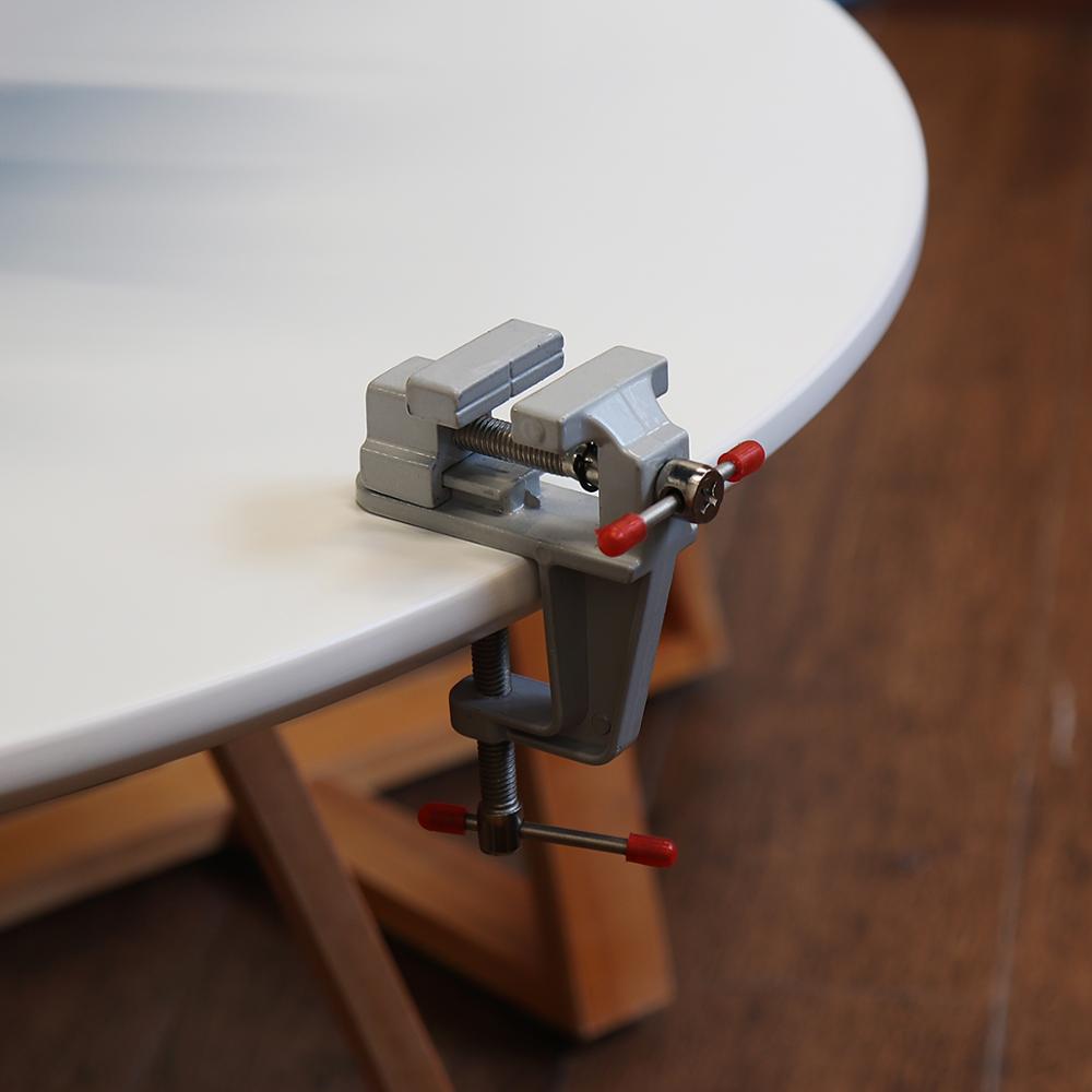 Mini Aluminum Alloy DIY Jaw Bench Clamp Drill Press Vice Micro Clip Power Tool Accessories for Clamping Table Water Pump