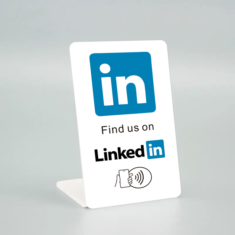 Review ons op Yelp digitale NFC-standaardweergave - Smart Tap-kaart voor reputatiebeheer: coffe