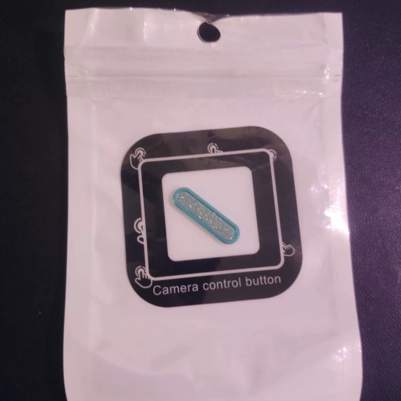 Glitter Camera Control Button Sticker For iPhone 16 Pro Max 16e Plus Bling Side Touch Button Protector for iphone16 series