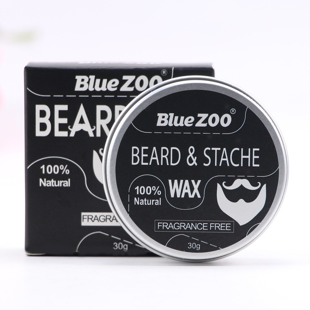 Bleu Zoo bio revitalisant hydratant barbe soin naturel hommes barbe cheveux cire baume cire pour hommes quotidien barbe style 2092