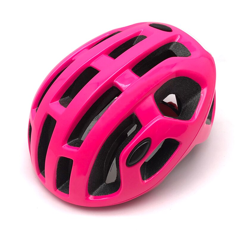 Casco de Ciclismo de triatlón para hombre y mujer, Casco de Bicicleta de carretera aerodinámico para bicicleta de montaña ultraligera,: Pink