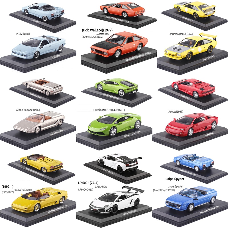 1:43 Scale Metal Alloy Classic Racing Rally Car Model Diecast Vehicles Toys For Collection Display not for kids play