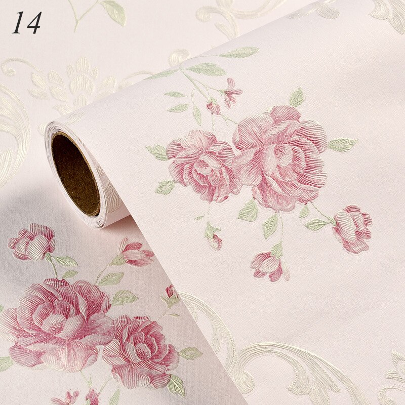 Luxury Embossed Damask Wallpaper 3D Self-adhesive Wallpaper Fine-pressed Non-woven Bedroom Living Room TV Background Wallpaper: 14