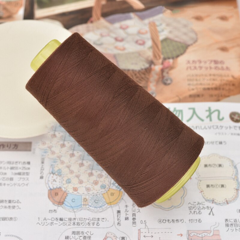 machine sewing garment sewing machine sewing accessories DIY manual 3000 yards: Yellow