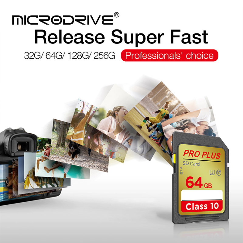 Karta pamięci ultra sd 64gb sdxc 256gb 128gb 32gb 16gb klasy 10, karty sd 4k sdhc, pełna karta wideo hd flash sd do kamery dvr