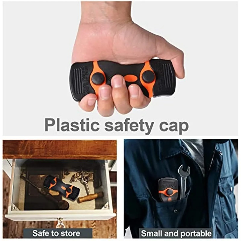 Raspador de cuchilla de afeitar de plástico y metal, limpiador de vidrios de ventanas, herramienta removedora de película de vinilo y adhesivo para coche y hogar