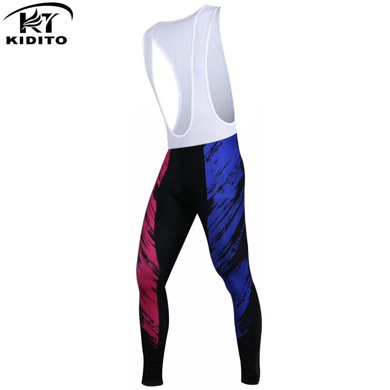 Kiditokt schokbestendige fietsbroek met bretels, mountainbike fietsbroek, mtb fietsbroek met coolmax 3d gel pad: Bibbroek / Ik