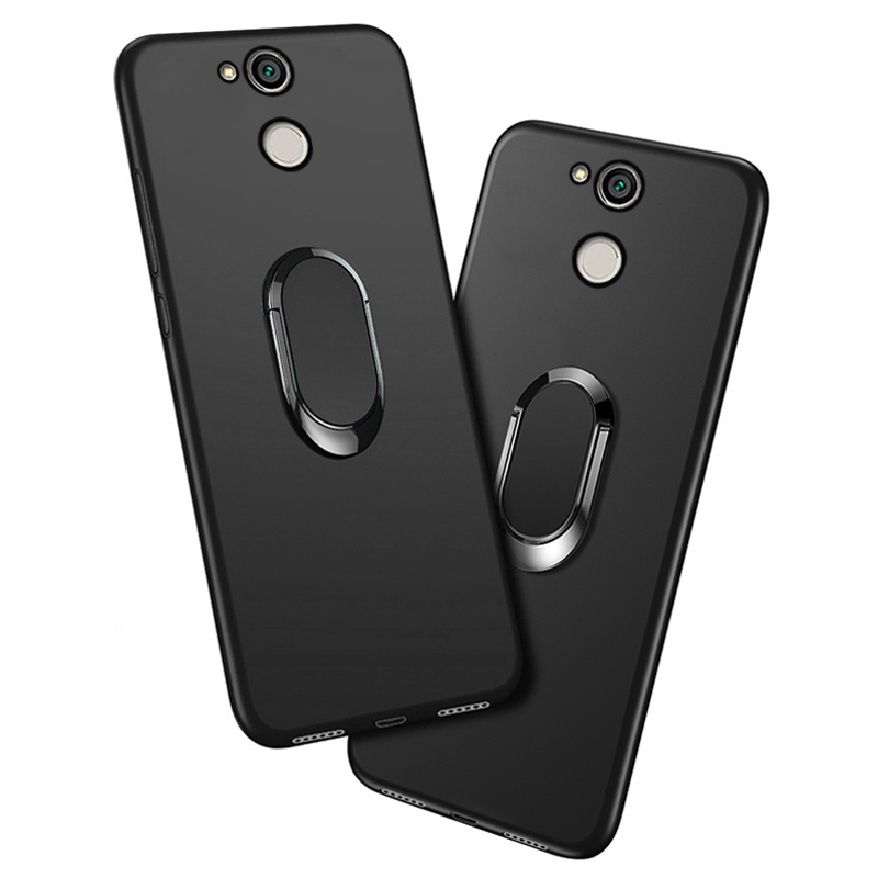 Hoesje Voor Sony Xperia Xa2 Hoesje H3113 H3123 H3133 H4113 H4133 Klassieke Vingerring Zachte Siliconen Coque Voor Sony Xperia Xa2 Funda