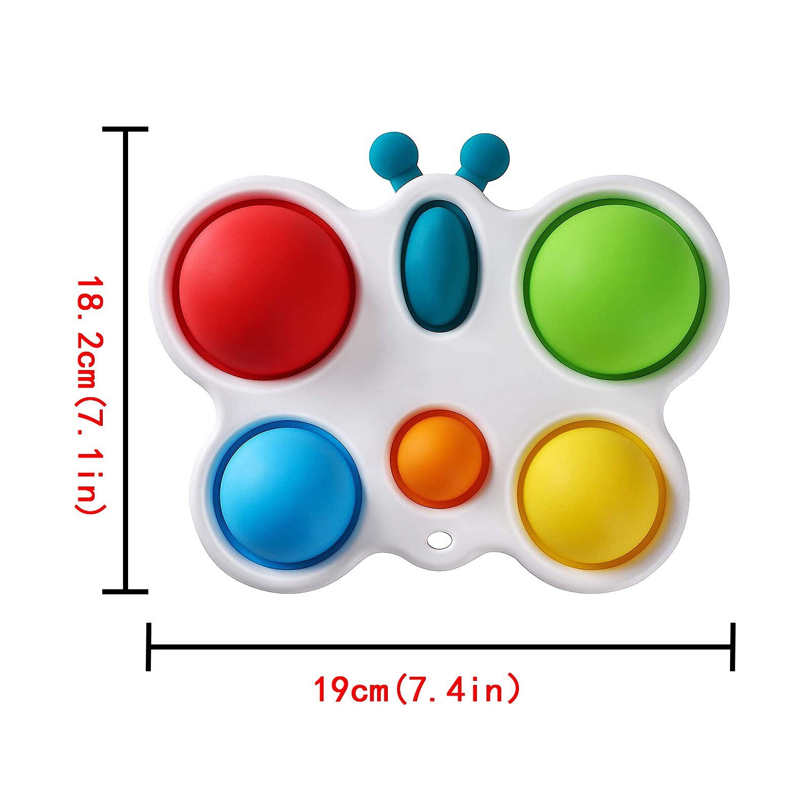 1/3/4PC Schmetterlinge Einfache Grübchen Creme Duftenden Klebrigen Langsam Steigenden Drücken Gurt Kind Dekompression Spielzeug Popit zappeln Spielzeug Zabawki