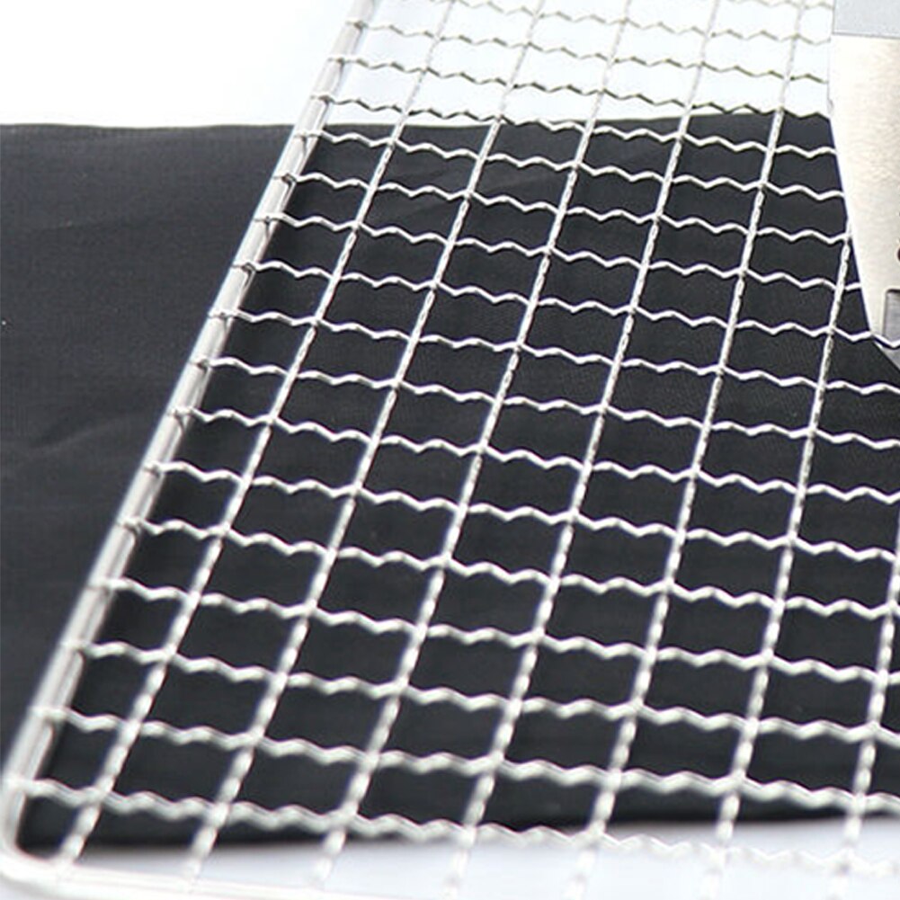 Non-stick Barbecue Grilling Mesh Grid Shape BBQ Mat Reusable Heat Resistance Smoker Grill Pad Liner Camping Picnic Supplies