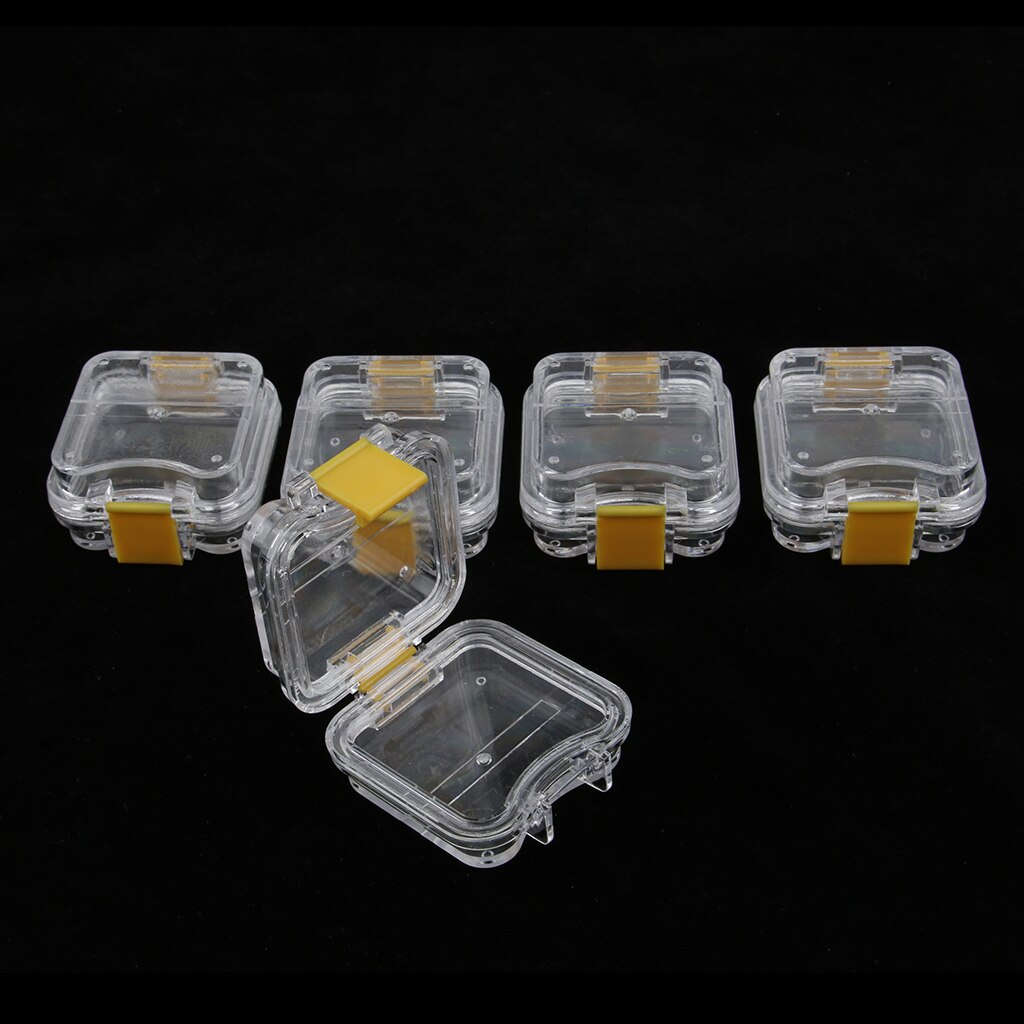 5x Retainer Denture Box Mouthguard Case Teeth Guard Case Clear