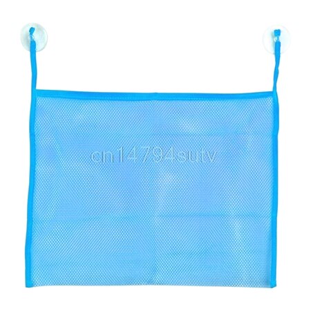 Baby freundlicher Angeln Spielzeug Ich bin Freien Spielen Zubehör Schlecht Badewanne Spielzeug Gittergewebe Netz Tasche Badezimmer # H055 #: Blau