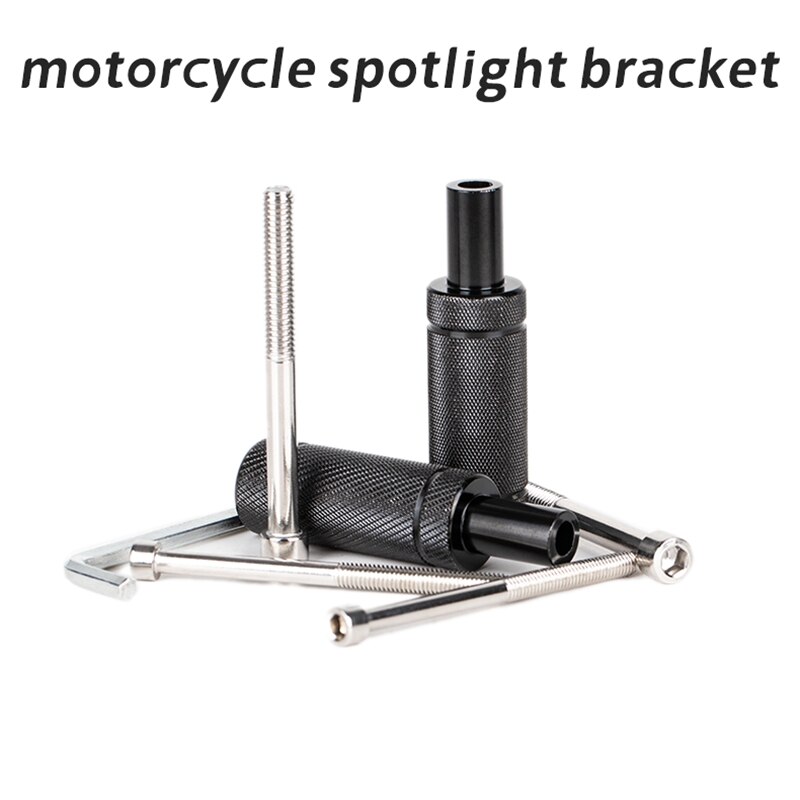 Motorcycle Bracket LED Headlight Fog Lamp Extension Mounting Bracket Bike Taillight Mounting Pole
