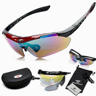 SPORTSHUB 5-Lenzen Fietsen Eyewear Sunglass Outdoor Fietsen Bril Fiets UV400 Sport Zonnebril Sport Bril C0001