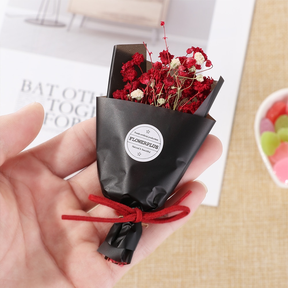 Naturliga torkade blommor minigräs för bröllop heminredning pysselpackning torkade blommor fotorekvisita