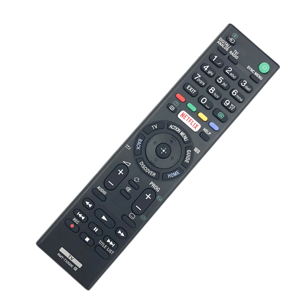 Afstandsbediening RMT-TX200E geschikt voor SONY TV KD-65XD7504 KD-65XD7505 KD-55XD7005 KD-49XD7005 KD-50SD8005