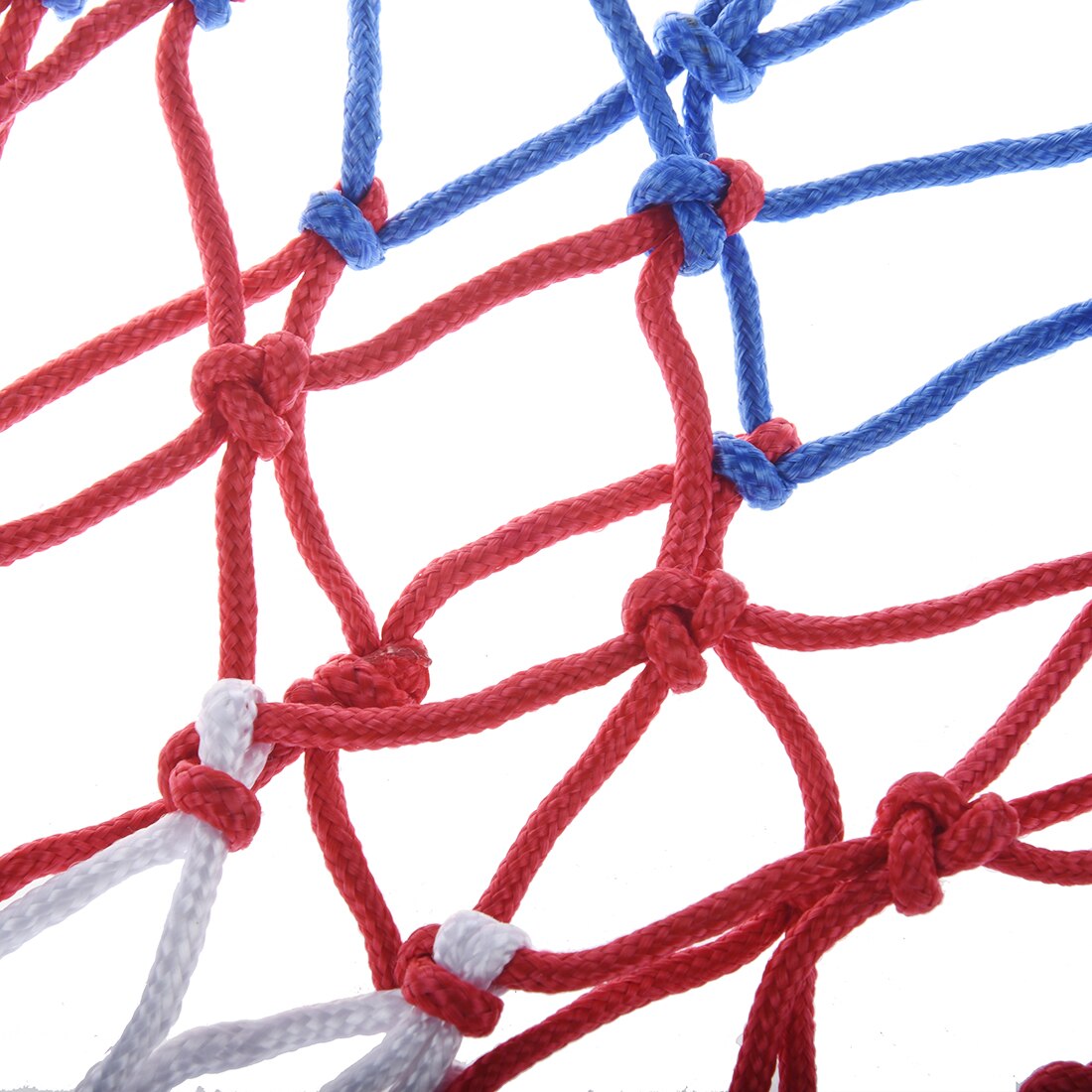 Standard sportsnylon slitesterk allværskamptreningsbasketballnett