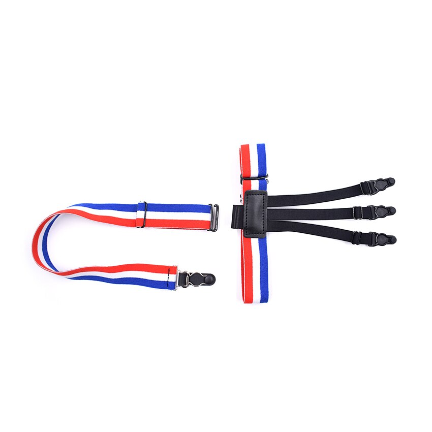 Man&#39;s Shirts Suspenders Sock Stays Skirt Holder Gentleman&#39;s Garters Gourd Buckle Elastic Uniform Strap