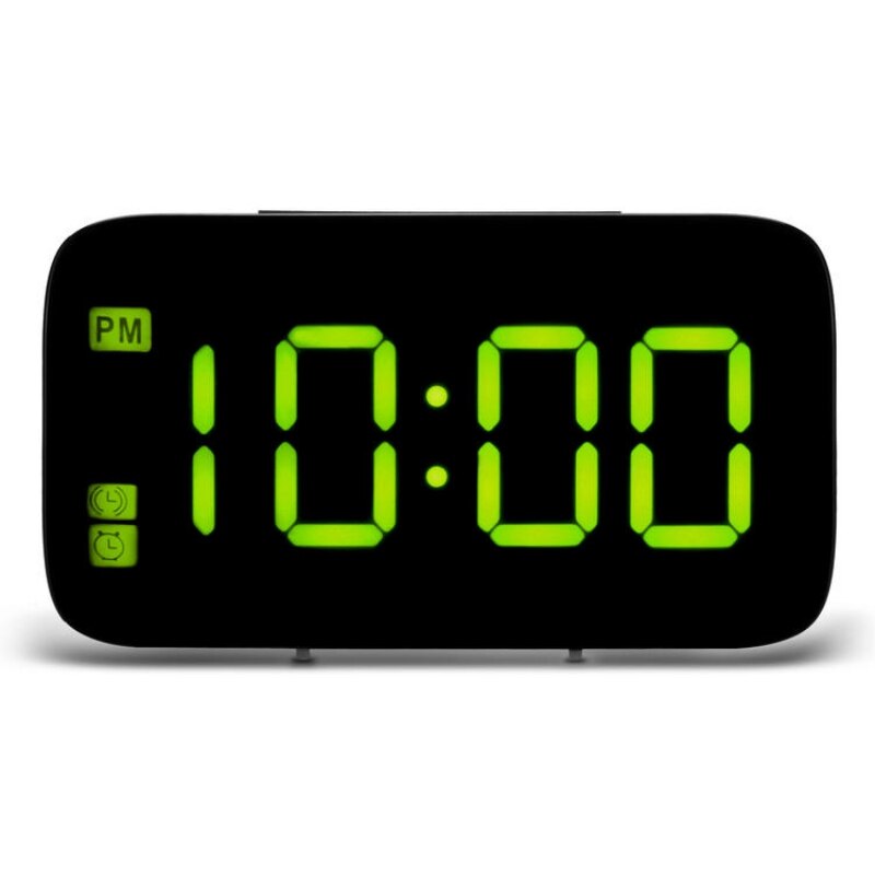 Digitale Led Wekker Groot Scherm Stille Snooze Wekker Usb En Batterij Aangedreven Multifunctionele Desktop Wekker Decor