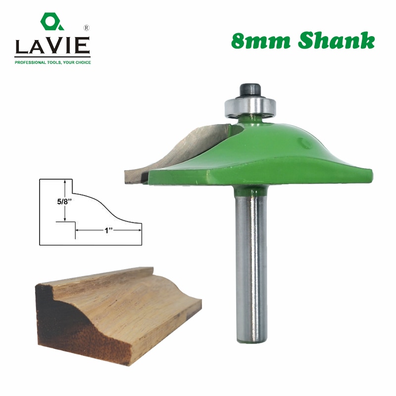 1pc 8mm skaft 2-1/2 &quot; hævet panel fræser bit dør vindue buk linje fræser træbearbejdning skæring til træværktøj  mc02037