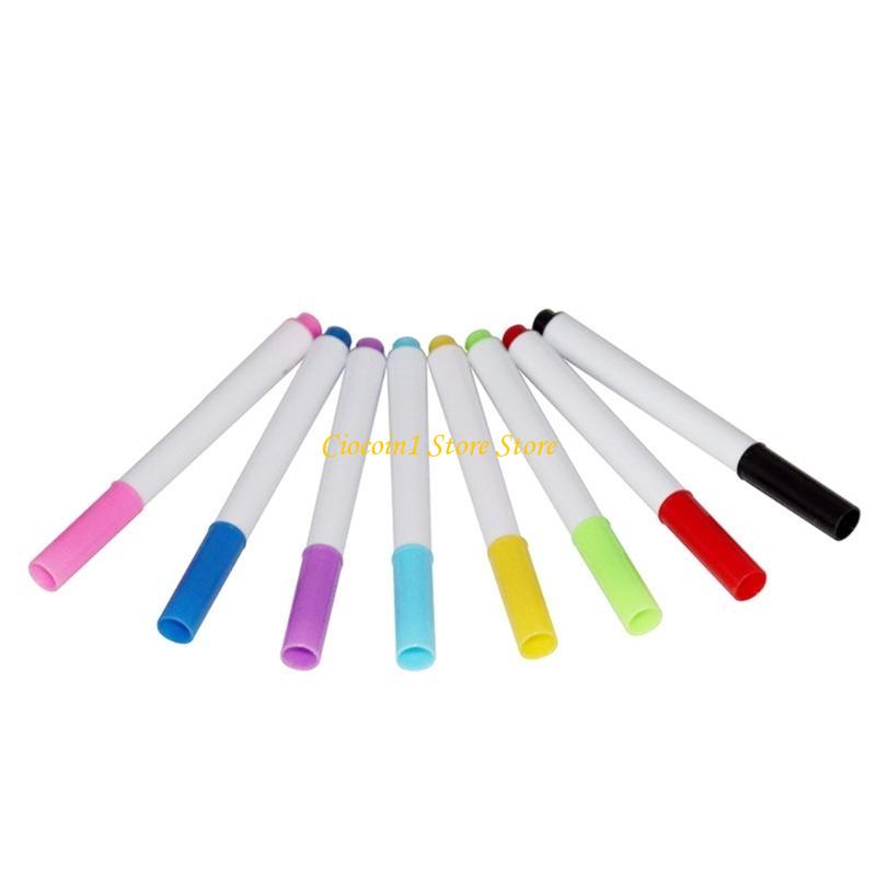 A3PC Erasable Whiteboard Pen Colorful Marker for School Office Whiteboard Chalkboard