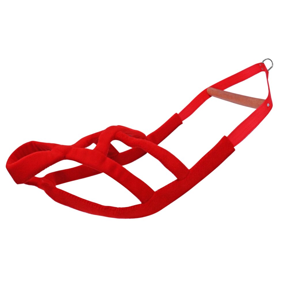 Arnés de trineo para perros medianos y grandes, accesorio suave y duradero, acolchado, para tirar del peso: Rojo / XL