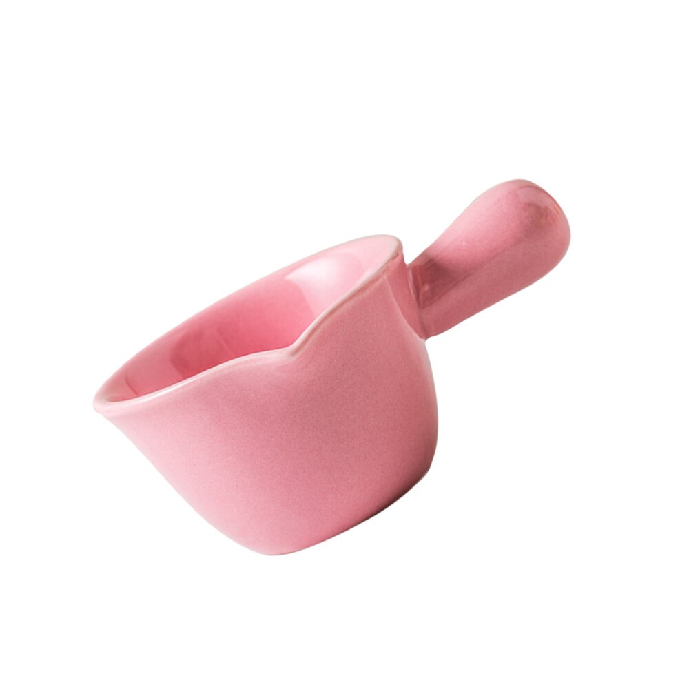 Ceramic Pan Cooking Pot 70ML Mini Ceramic Cookware Casserole Food Supplement Pot Single Handle Porridge Pot Small Stoc