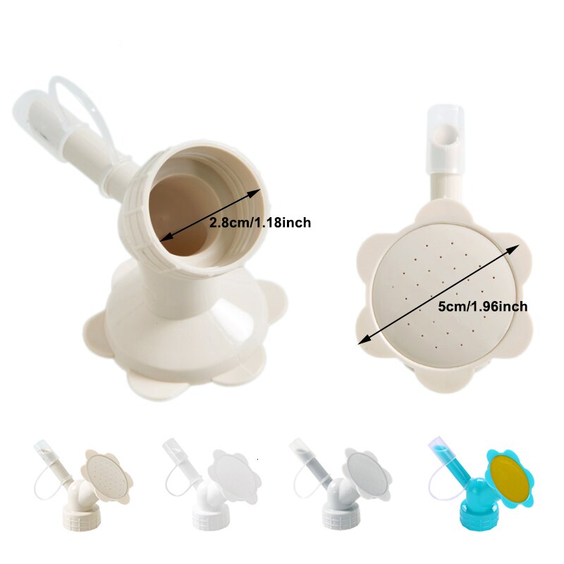 Mini 2 stuks plastic spuitmond voor flessenwaterblikken voor bloemensproeiers spuitmonden gieterfles planten tuingereedschap en -uitrusting