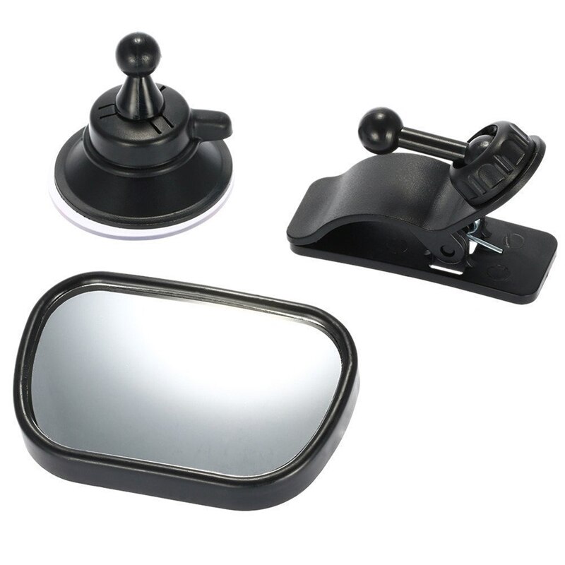 2 in 1 mini sikkerhetsbil baksete babyspeil justerbar baby bak konveks speil bil baby barnemonitor bil styling