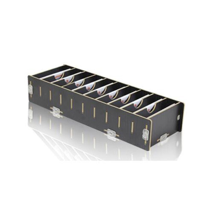 DIY Fine Wood Name Card Holder Name Card Stock Desk Organizer 600 Cards Divider Office Supplies Assembling Name Card Box