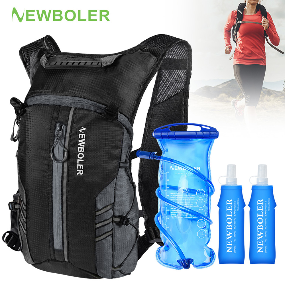 Newboler outdoor ademende sporttas, fietsrugzak met vochtinbrengende eigenschappen, reisrugzak, wandelrugzak 10l -rugzak, racefietsrugzak