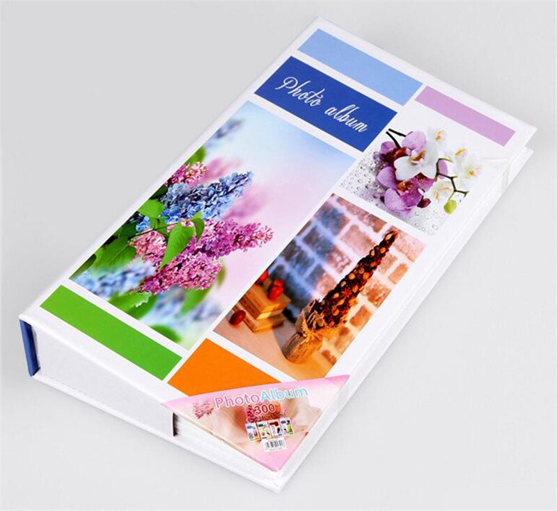 300 Sheets Interleaf Type Scenery Family Photo Album Scrapbook 6 Inch Classical Cartoon Photo Album Kid: style 3