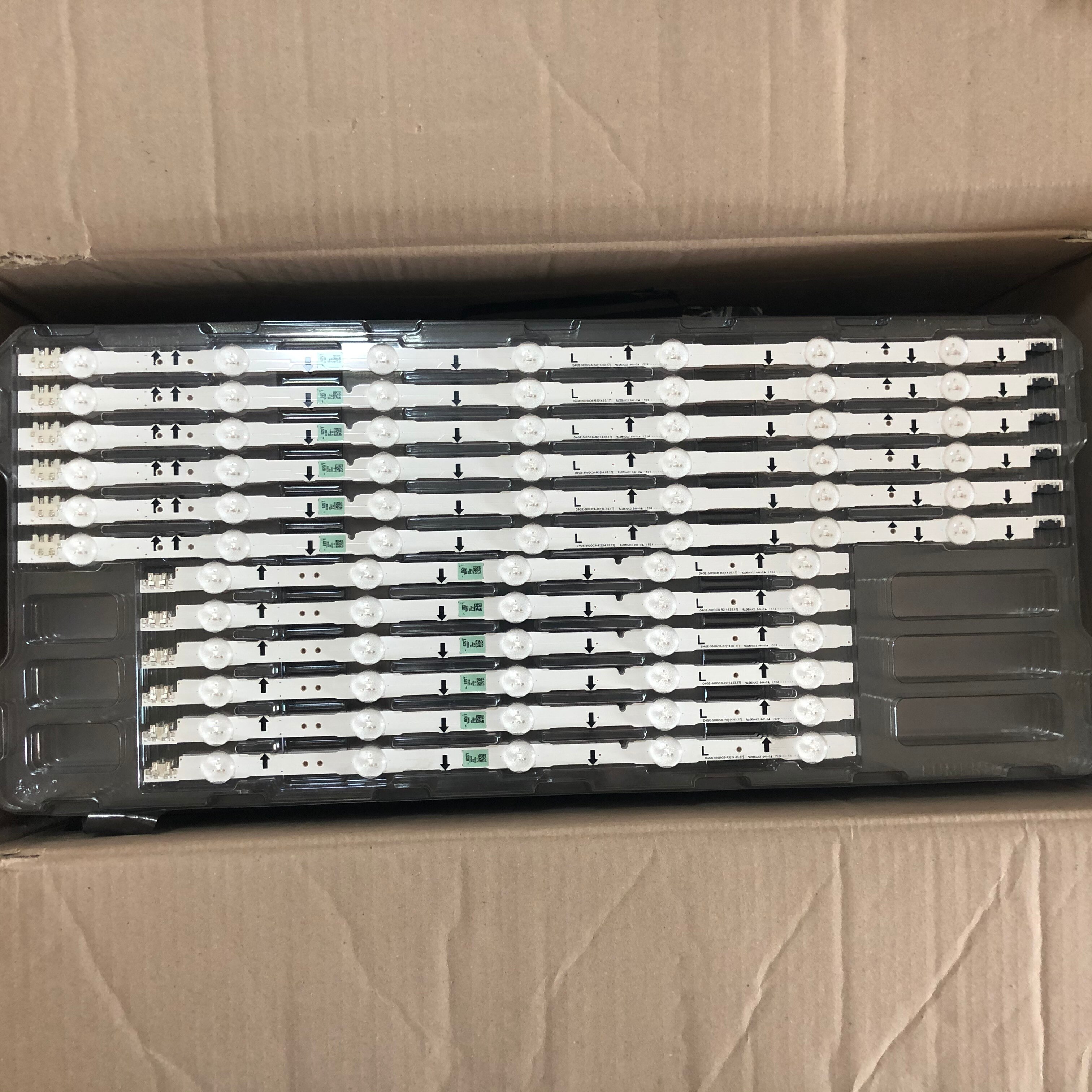 12 Stuks Led Backlight Strip Voor Samsung 50 "Tv D4GE-500DCA-R2 D4GE-500DCB-R2 UE50H6350 UN50J5500AF UE50H6200 UE50H5000 UE50H5030