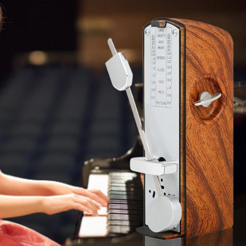 Retro Pretty Universal Mechanical Musical Metronome Rust-proof Musical Metronome Highly Accurate for Other Instruments