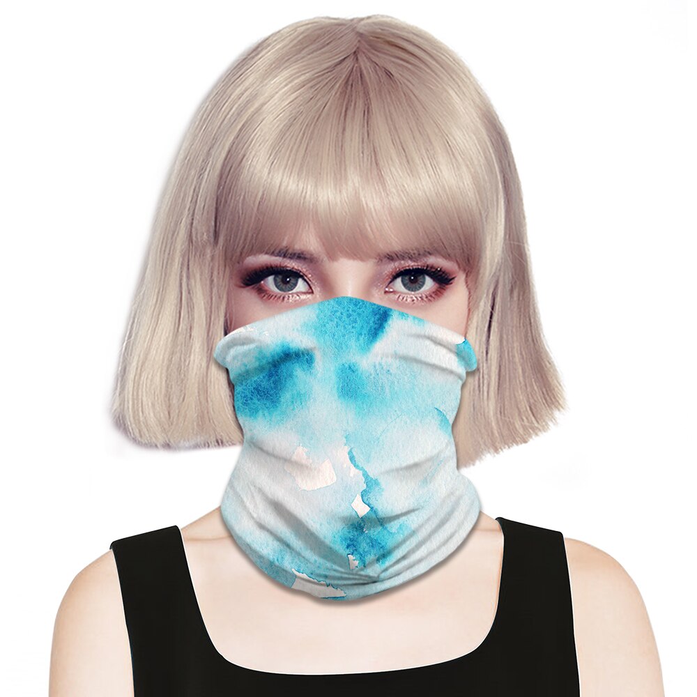 Anti-UV homme et femme sans couture cagoule magique écharpe cou visage couverture tête Bandana bouclier Halloween habiller hommes vélo