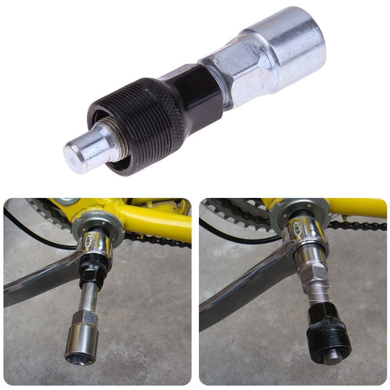 Fiets trapas Multifunctionele Tool Fiets Bottom Bracket Remover Bb Puller 20 Tanden Wrench Box Sockets Fietsen Fiets Spanner Reparatie Service Tool (Color : Silver