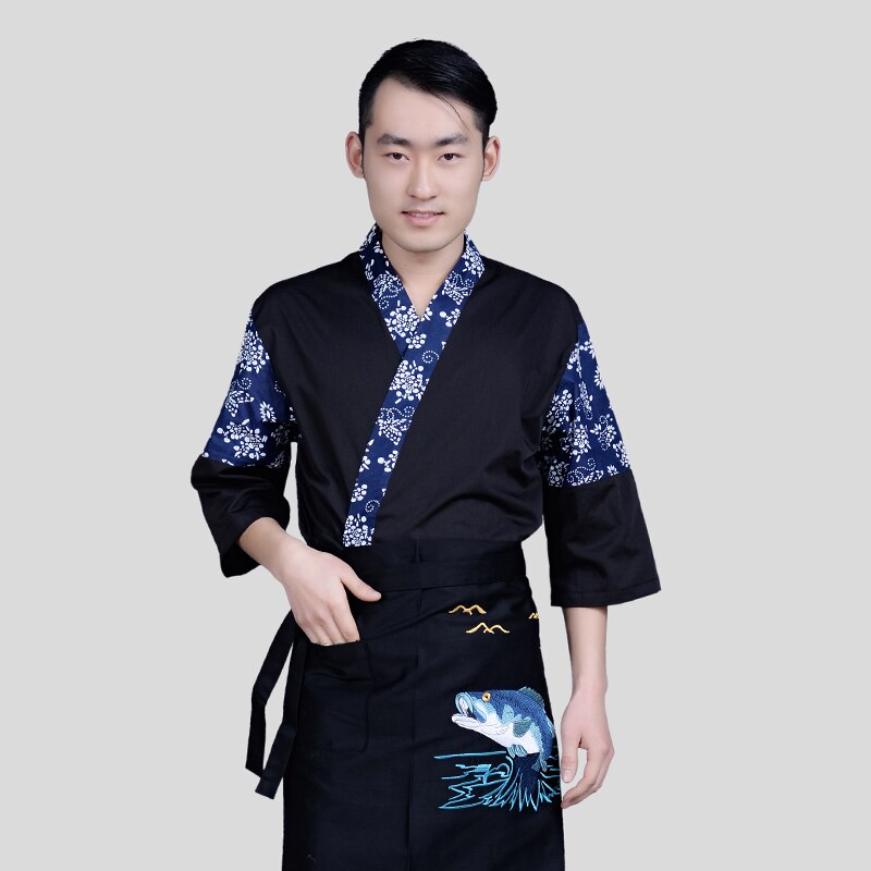 Japan Stil Koch einheitliche Japanischen Koch Service Kimono arbeits tragen Restaurant arbeit kleidung Werkzeug Uniform Japan Koch Jacken