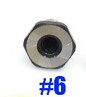 Industriell luftslipmaskin 5 tum reservdelar tillbehör rotoromkopplare vingnyckel lager bussning spindelplatta hus: 6