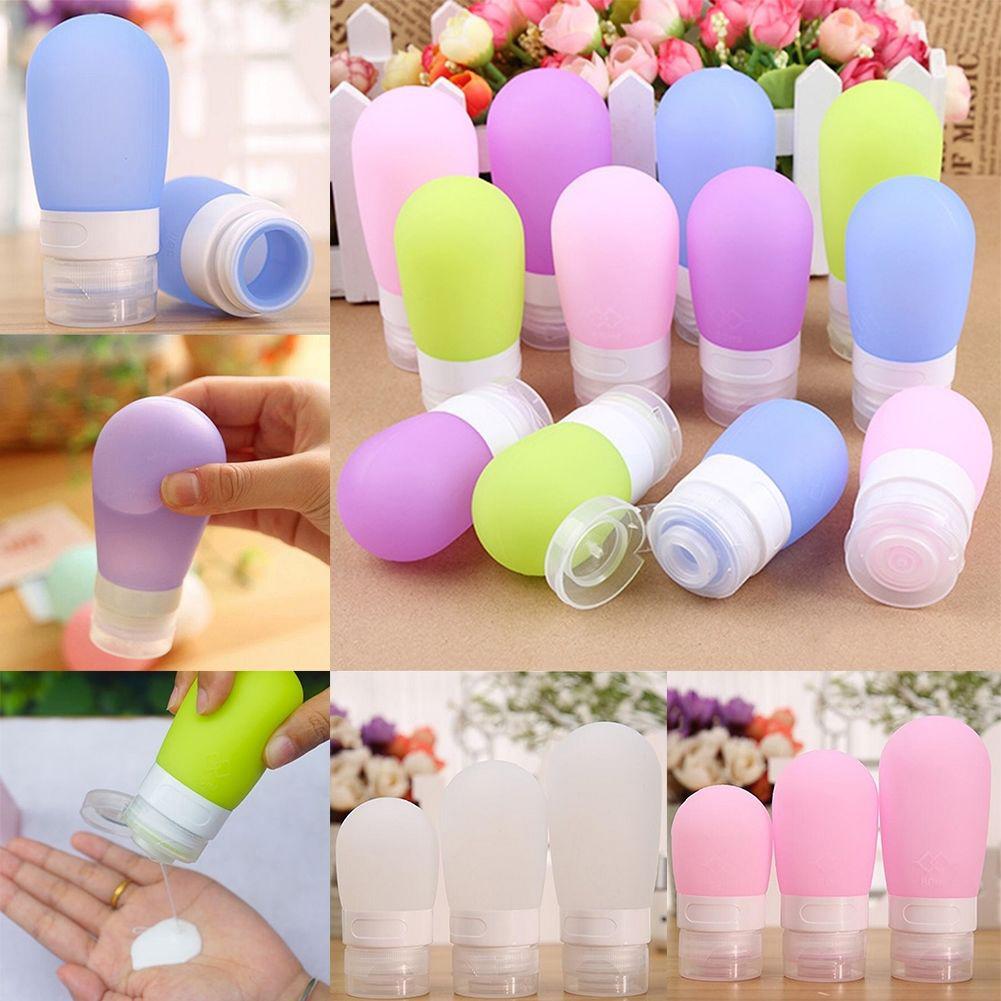 Portable Silicone Travel Bottle Lotion Shampoo Cosmetic Empty Mini Container Refillable Bottles & Accessories