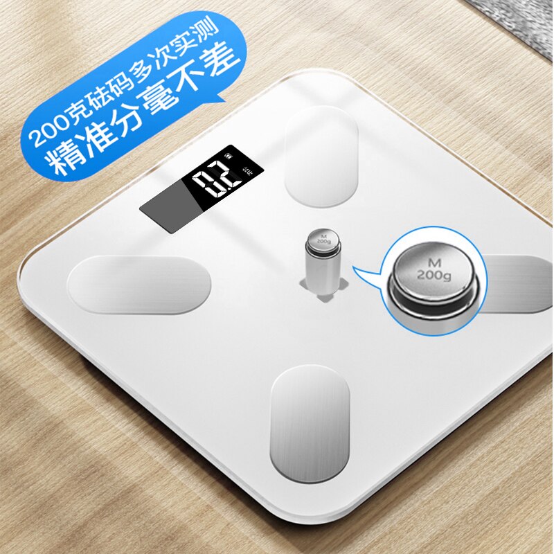 Weighing Precision Bathroom Scale Electronic Balance Smart Bluetooth Bathroom Scale Fat Bilancia Pesapersone Home Items DF50BS